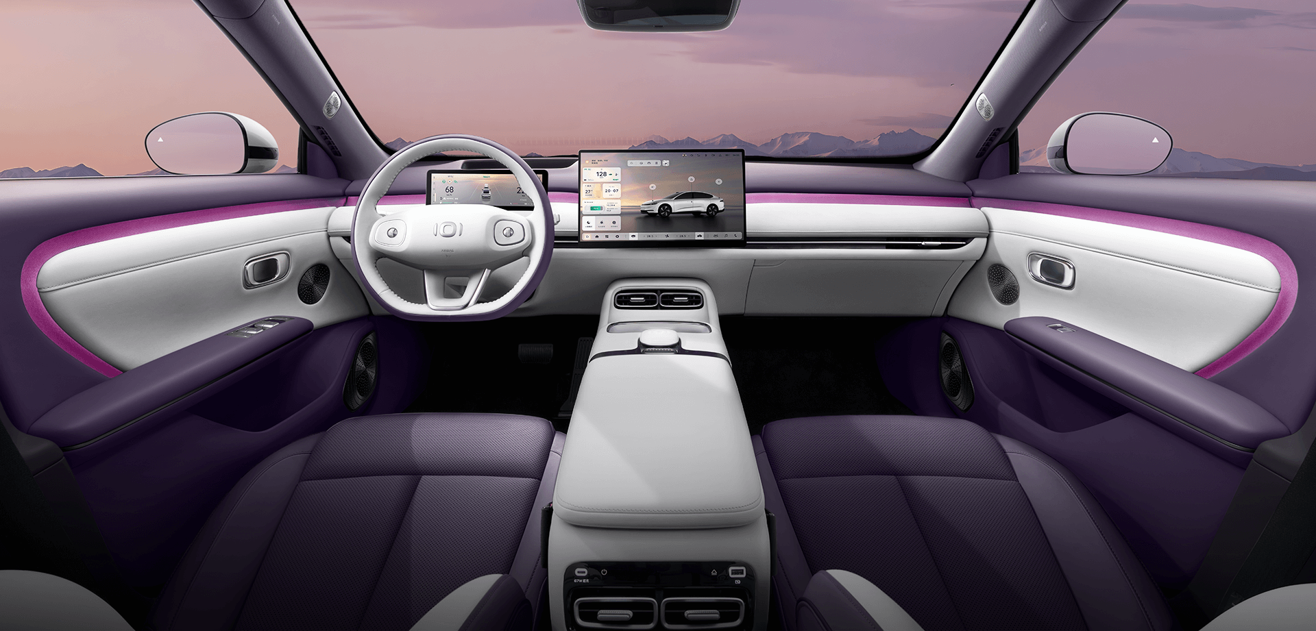 Changan Qiyuan A06 — третья отделка интерьера